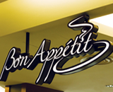 Bon Appetit Cafe Signage
