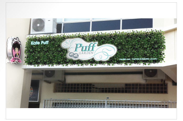 Puff Garden Signboard