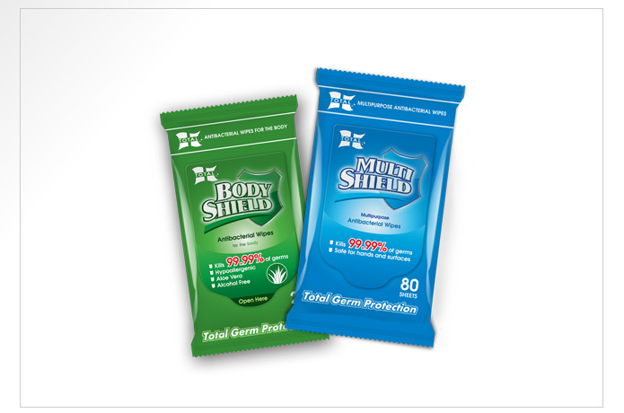 Antibacterial Wet Wipes Packaging Design