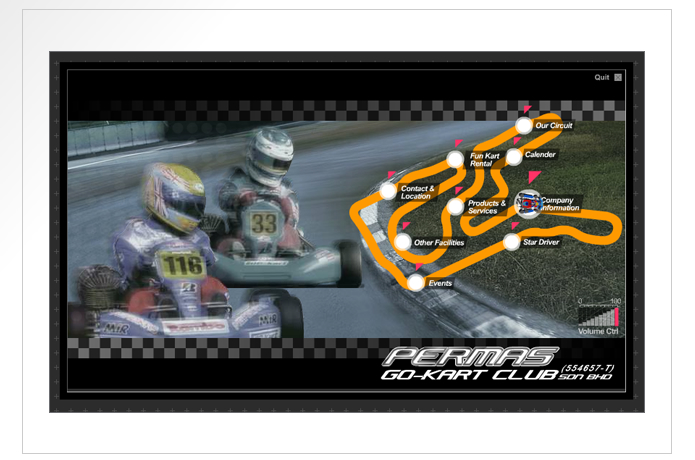 Permas Go Kart Website